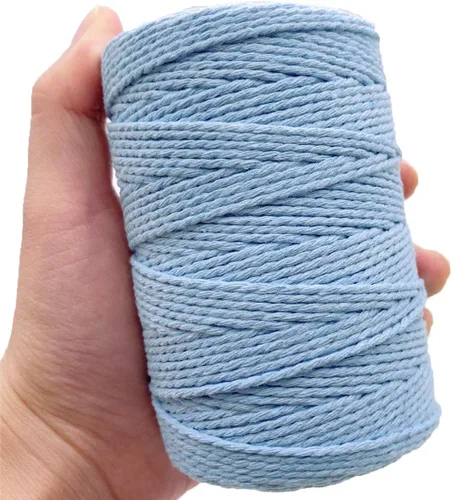 Miniatura 4 de Cordel de algodón para carniceros - 500 pies, azul