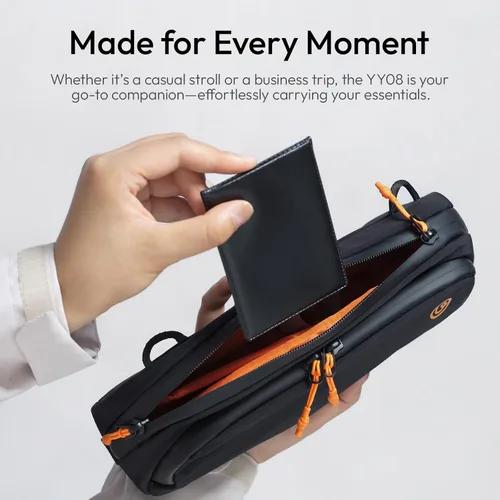 Miniatura 5 de ULANZI YY08 Bolso de Hombro Diario para Cámaras de Acción DJI Osmo Pocket 3/GoPro/Insta360, Bolso Cruzado Portátil para Vlog y Fotografía con Correa