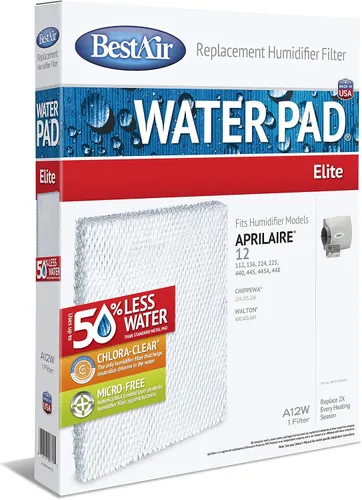 Miniatura 2 de BestAir A35 Filtro de repuesto para almohadilla de agua de metal y arcilla, 13.2 x 10.2 x 1.8 pulgadas, para Aprilaire, American Standard, Bryant