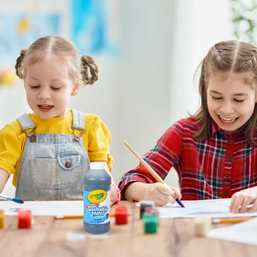 Miniatura 2 de Crayola Pintura lavable, negro, 16 oz.