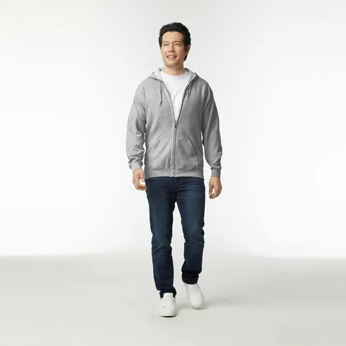 Miniatura 6 de Gildan Sudadera con capucha y cremallera de forro polar, estilo G18600