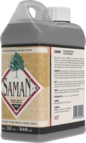Miniatura 30 de SamaN Tinte para Madera Interior a Base de Agua - Tinte Natural para Muebles, Molduras, Paneles de Madera, Gabinetes (Forest TEW-104-12, 12 oz)