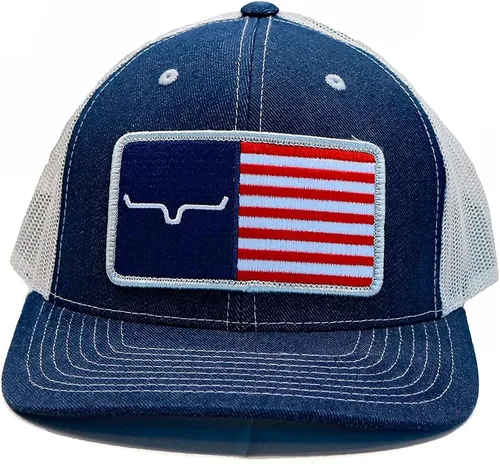 Miniatura 7 de Kimes Ranch Gorra de American Trucker ajustable con logotipo de perfil medio para hombre
