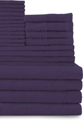Miniatura 10 de Baltic Linen Juego de toallas de 100 % algodón, 4 toallas de baño, 4 toallas de mano, 4 puntas de los dedos con flecos, 12 toallas pequeñas