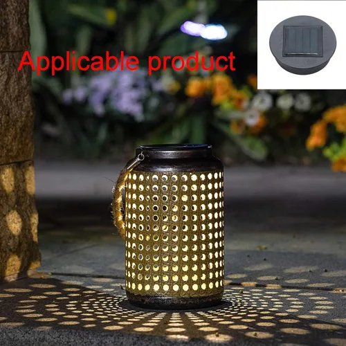 Miniatura 3 de Linterna solar impermeable de repuesto de luces superiores – Decoración de jardín, iluminación al aire libre, iluminación decorativa de patio, parte