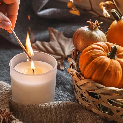 Miniatura 5 de SHOWIN Tarros de vela gruesos de 14 onzas para hacer velas, 6 unidades, frascos vacíos con tapas de madera para tarros de especias, recipiente
