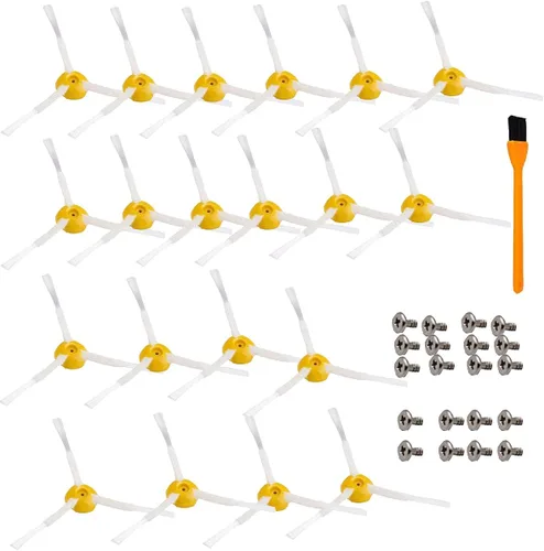 Miniatura 7 de Hongfa 694 - Cepillo lateral de 3 brazos para i-Robot Roomba, 10 piezas de repuesto para aspiradora Roomba 650 690 614 550 760 780