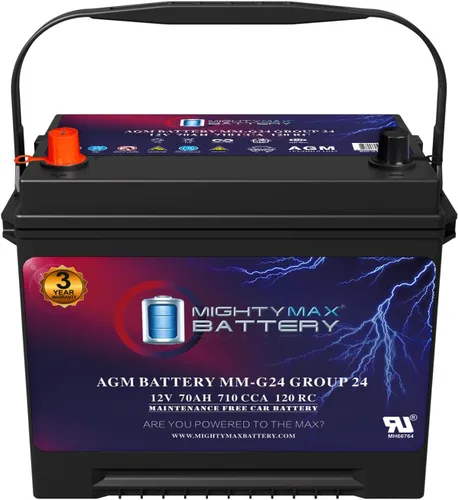 Miniatura 15 de Batería Mighty Max Battery MM-G35 de Arranque y Parada para Coche BCI Grupo Tamaño 35 12V 55Ah, 100RC, 650 CCA Batería de Coche AGM Recargable