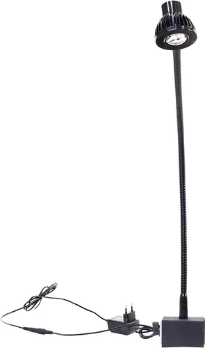 Miniatura 3 de HERSI Lámpara de torno LED COB 5w para tornos Revo, brazo FLEX de 24 '', base magnética, 110 V