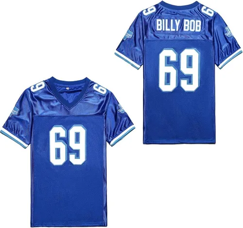 Miniatura 3 de Billy Bob #69 Men's Outdoor Stitched Football Movie Jersey