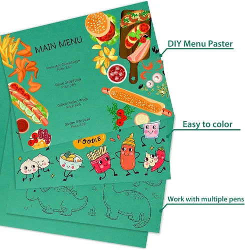 Miniatura 5 de 25 hojas de cartulina verde de Navidad - 8.5" x 11" 92 lb, cartulina de doble cara 250 g/m², papel pesado para manualidades artísticas, tarjetas