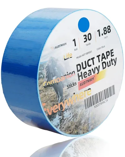 AUDTMWH Cinta adhesiva resistente, 1.88 pulgadas x 90 pies, impermeable, resistente a la temperatura, durabilidad extrema, súper fijo, sin residuos,