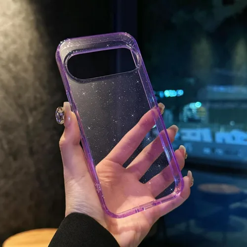 Miniatura 18 de Magnética para Google Pixel 8 Funda para Mujeres, [Efecto Holográfico Iridiscente que Cambia de Color] Funda Protectora de Teléfono Mate de Moda