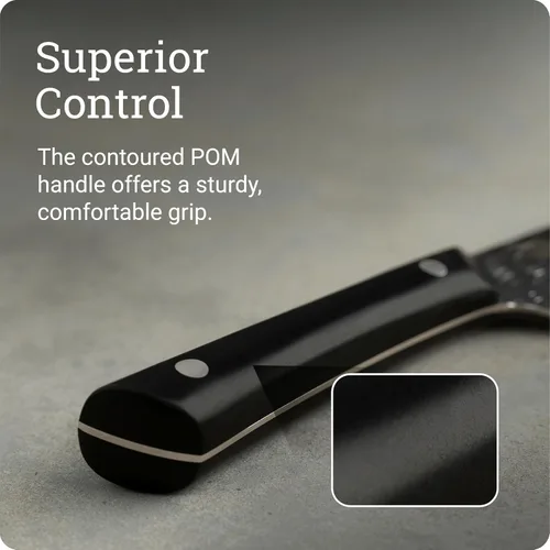 Miniatura 5 de Cuchillo utilitario asiático Kai PRO de 7", cuchillo de cocina japonés afilado a mano ideal para salteados, hoja de acero inoxidable japonés AUS6M