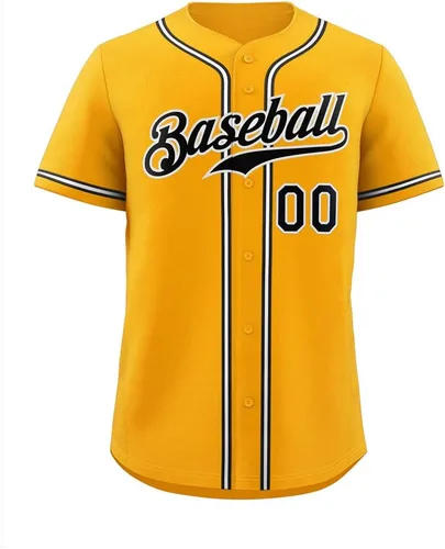 Miniatura 30 de Camisetas de béisbol personalizadas para hombres, mujeres, niños, camisetas con botones, personalizadas, número de nombre impreso o cosido