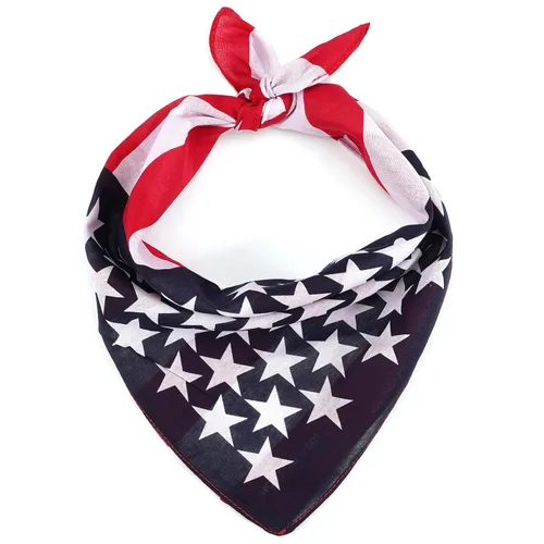 Miniatura 10 de Ardorchid Bandana Diadema de Bandera Americana Roja Blanca y Azul Diademas Patrióticas de EE.UU. para Hombres y Mujeres Bufanda de Cuello y Cara