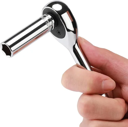 Miniatura 7 de MIXPOWER 4 piezas de 1/4" de 10 mm de profundidad y poco profunda, 6 puntas, acero Cr-V, 10 mm