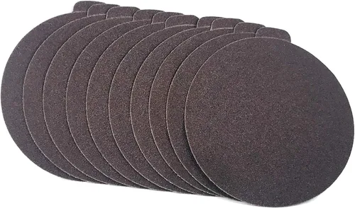 Miniatura 3 de Sungold Abrasives 336084 120 Grit 6" X -Weight Cloth Premium Industrial Aluminium Oxide Psa Stick-On Discos de lijado para lijadoras estacionarias
