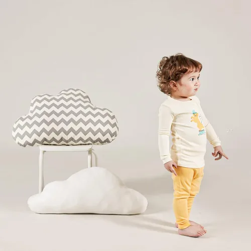 Miniatura 4 de moimoln Sibling - Pijama de manga larga de algodón suave y cálido de 6 meses a 8 años