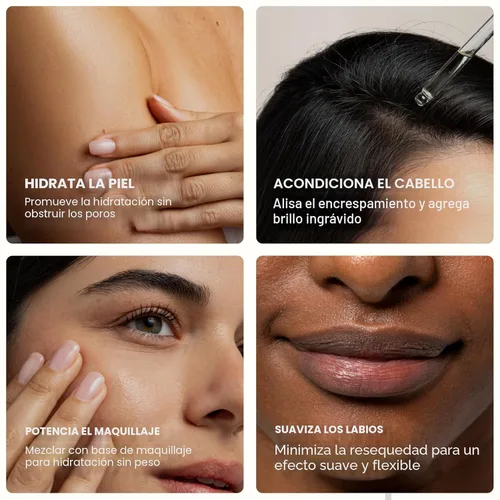 Miniatura 4 de Cliganic - Aceite de argán orgánico 100 % puro para cabello, cara y piel Aceite portador prensado en frío