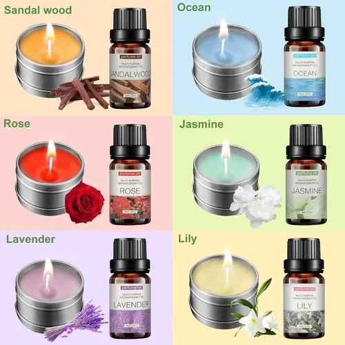 Miniatura 5 de Haccah Kit completo de fabricación de velas, suministros para hacer velas, kits de manualidades y manualidades para adultos, principiantes