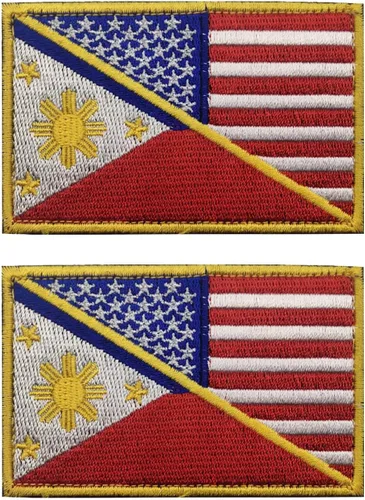 Miniatura 135 de 2 parches de bandera de Japón de AliPlus bordados tácticos militares moral parche apliques gancho y bucle