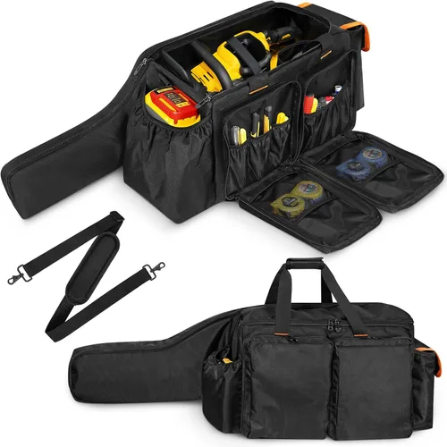 ORKELS Funda de transporte para motosierra de 10 pulgadas y 12 pulgadas, bolsa de almacenamiento plegable impermeable para motosierra compatible con