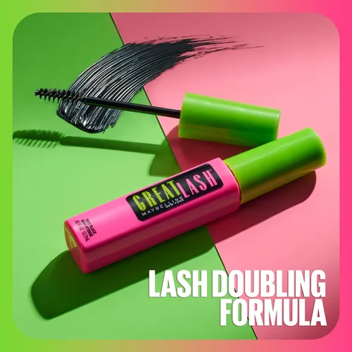 Miniatura 5 de Máscara a prueba de agua Great Lash de Maybelline, 0.44 Fl. Oz., Muy negro