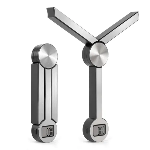 Miniatura 11 de Báscula plegable de alimentos, báscula digital de cocina, báscula portátil de alimentos para alimentos, mini báscula de bolsillo plegable de gramos