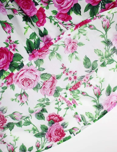 Miniatura 275 de Vestido de verano para niña, de algodón, con diseño floral