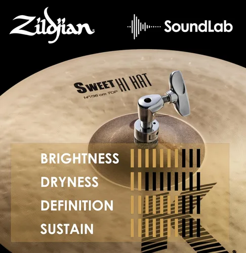 Miniatura 5 de Zildjian K0720 14" K Sweet Hi-Hat Platillos
