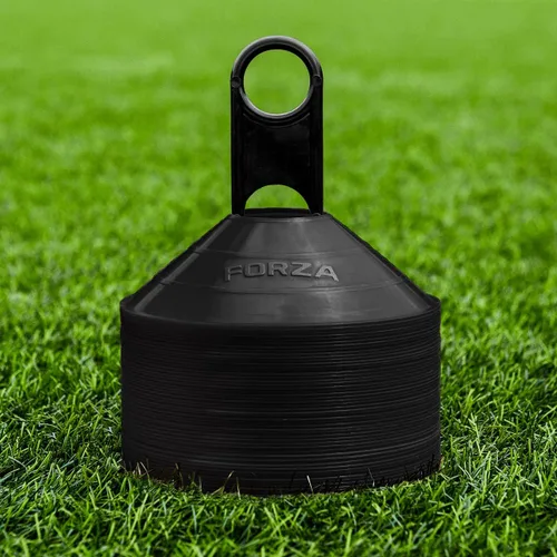 FORZA Conos marcadores de entrenamiento multideportivos | Paquete de 50 o 1000 conos de fútbol en 8 colores vibrantes, construcción duradera,