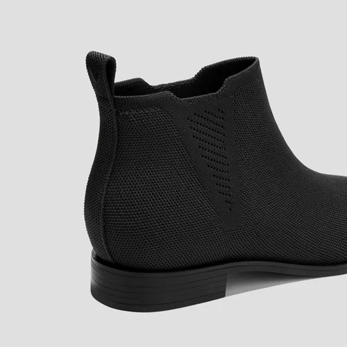 Miniatura 7 de VIVAIA Ryan - Botas Chelsea sin cordones para mujer, botas de tobillo con punta cuadrada, repelentes al agua, cómodas botas de tacón bajo para uso