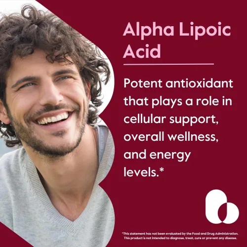 Miniatura 3 de BESTVITE Ácido alfa lipoico de alta resistencia, 600 mg (por cápsula) con biotina para mejorar la absorción (120 cápsulas vegetarianas), sin