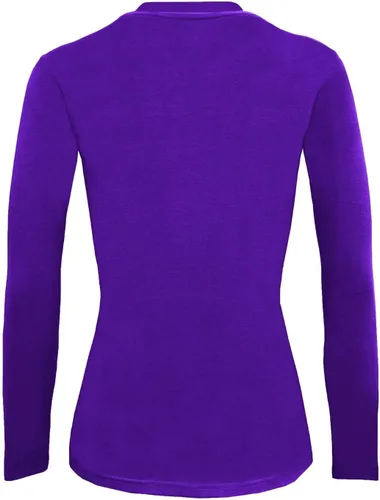 Miniatura 3 de Natural Uniforms - Camiseta de manga larga y cuello redondo para usar debajo de la ropa quirúrgica, para mujer