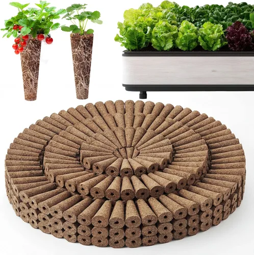 Miniatura 7 de Chumia 200 esponjas de cultivo hidropónico de repuesto para crecimiento de raíces, cápsulas de iniciación de semillas para sistema de cultivo