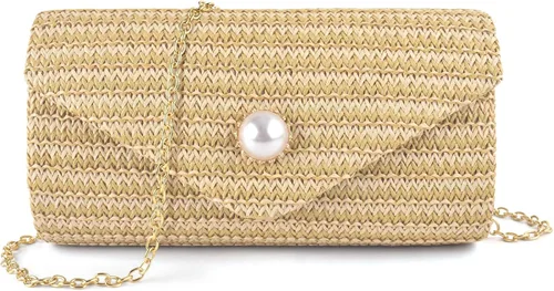 Miniatura 10 de PACETAP Bolsos de mano con diamantes de imitación para mujer, bolsos de noche con purpurina brillante para fiesta de los años 20, boda, compromiso