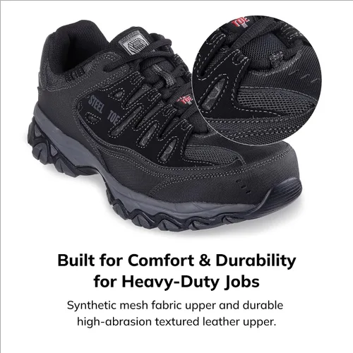 Miniatura 5 de Skechers Men's Cankton Steel Toe Construction Shoe Electrical Hazard Rated, Memory Foam