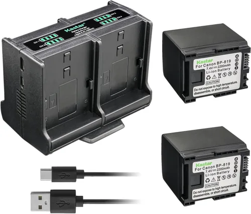 Miniatura 8 de Kastar Cargador de batería cuádruple compatible con Canon VIXIA HF G20 HFG20, VIXIA HF G30 HFG30, VIXIA HF M30 HFM30, VIXIA HF M31 HFM31, VIXIA HF