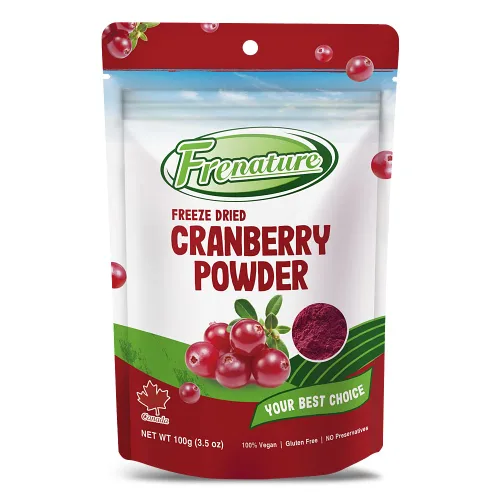 Frenature Polvo de arándano liofilizado - Arándanos canadienses, ricos en proantocianidinas, antioxidantes y fibra, salud de las infecciones