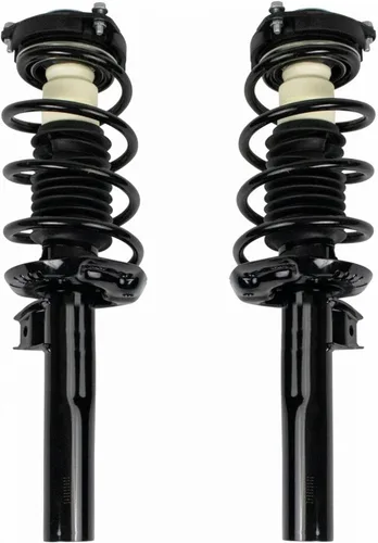 Miniatura 13 de TRQ Conjunto de Amortiguador y Resorte Delantero Cargado con Resorte Helicoidal Pre-ensamblado Compatible con Jeep Cherokee Limited AWD 14-22 Sin