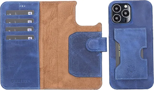 Miniatura 156 de Venito Florence - Funda de piel compatible con Samsung Galaxy S9, extra segura con bloqueo RFID, cartera desmontable para teléfono (gris decolorado)
