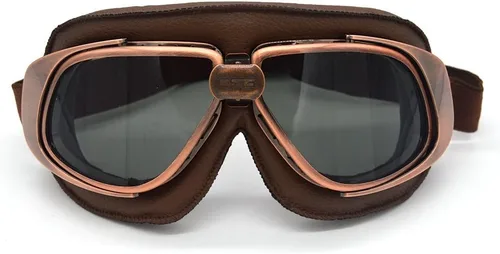 Miniatura 20 de Gafas vintage retro estilo piloto motocicleta Cruiser Scooter