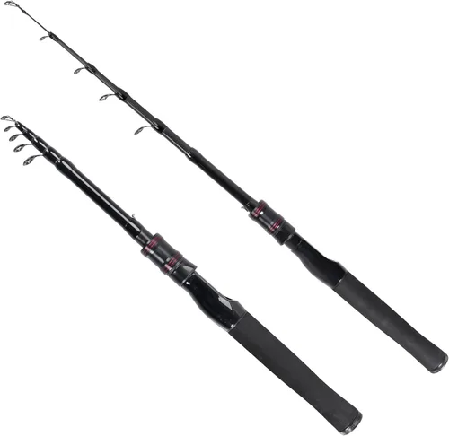Miniatura 9 de Telescopic Fishing Rod, Collapsible Fishing Rod Portable Spinning Pole for Saltwater and Freshwater, Carbon Fiber Lightweight and Compact Design