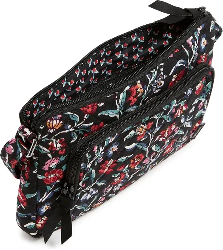 Miniatura 3 de Vera Bradley Bolso cruzado estilo hipster de algodón para mujer con protección RFID