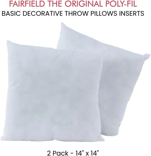 Miniatura 2 de Fairfield Poly-Fil Basic, rellenos de almohada personalizables, rellenos de almohada para almohadas decorativas, almohadas de viaje y decoración