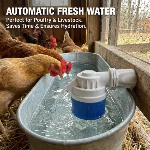 Miniatura 7 de Válvula de flotador de control automático de nivel de agua de 1 pulgada de entrada lateral, válvula de flotador para tanque de agua, piscinas