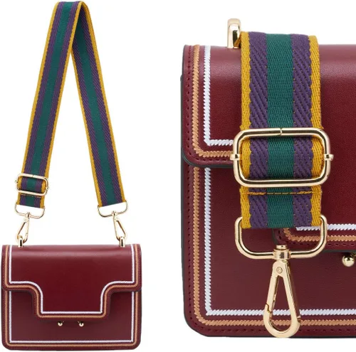 Miniatura 442 de ZOOEASS - Correa de repuesto para cartera, para colgar en el hombro o para cruzar, ancha y ajustable, de lona