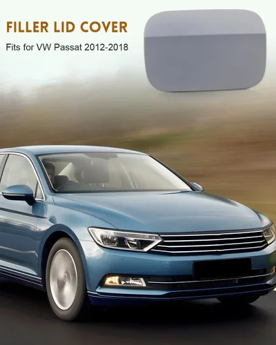 Miniatura 3 de Tapa de puerta de tanque de combustible de llenado de gas para VW Volkswagen Passat 2012 2013 2014 2015 2016 2017 2018, Reemplaza 561809857 Primer