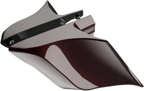 Miniatura 55 de Advanblack Barracuda - Cubiertas laterales estiradas plateadas (brillantes), paneles extendidos para Harley Touring Street Glide Road Glide Electra